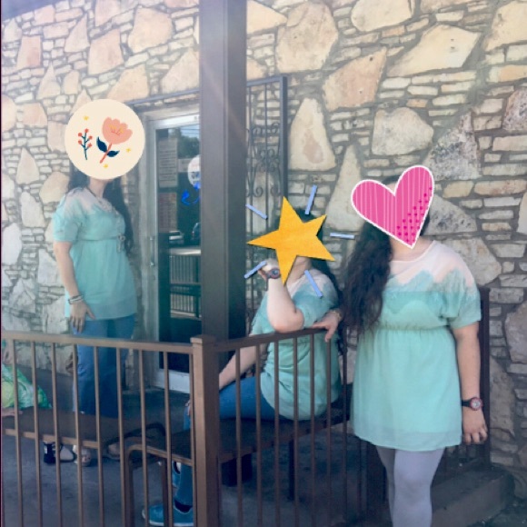 Three matching tops 2 Small 1 large - Picture 1 of 1